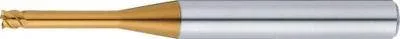 Misumi TSC Series Carbide Long Neck Square End Mill for High-Hardness Steel Machining, 4-Flute, 50° Spiral / Long Model