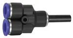 Riegler 125719 Вставной Y-образный соединитель, Заглушка, серия Blue, шланг/вставка O 4 142.004-K