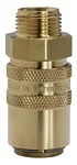 Riegler 107960 Закаленное соединение DN 9, ET, блокирующий клапан, латунь, G 3/8, прямое 280.22