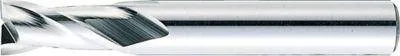 Misumi High-Speed Steel 0.01 mm Unit Outer Diameter Designated End Mill, 2-Flute / Short