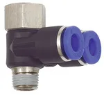 Riegler 109640 Y-образный угловой фитинг, серия Blue, вращающийся G/R 1/4 внутр./вн. 213.014-8