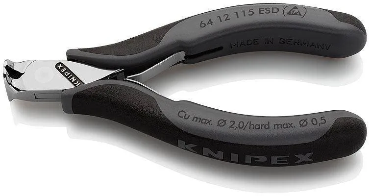 Knipex 64 12 115 ESD Кусачки торцевые для электроники антистатические