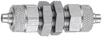 Riegler 110681 Штуцер перегородки, M10x1, для шланга 6/4 мм, AF 14 12.0530 ES