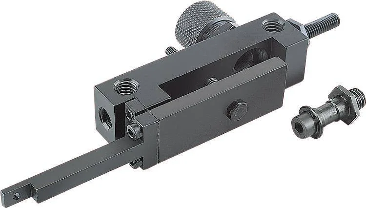 Norelem 33076 Deflection dial gauge holders 180° probe lever with hole