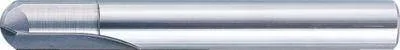 Misumi Carbide Straight Blade Ball End Mill, 2 Flute, Ram Ball