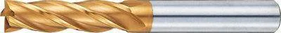 Misumi TSC series carbide square end mill, 4-flute / 3.5D Flute Length model