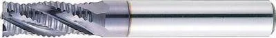 Misumi TiAlN Coated High-Speed Steel Roughing End Mill, Short, Center Cut