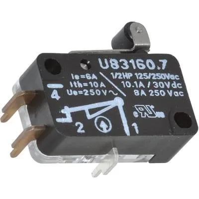 Базовый переключатель мгновенного срабатывания Crouzet 831607CX1.E
