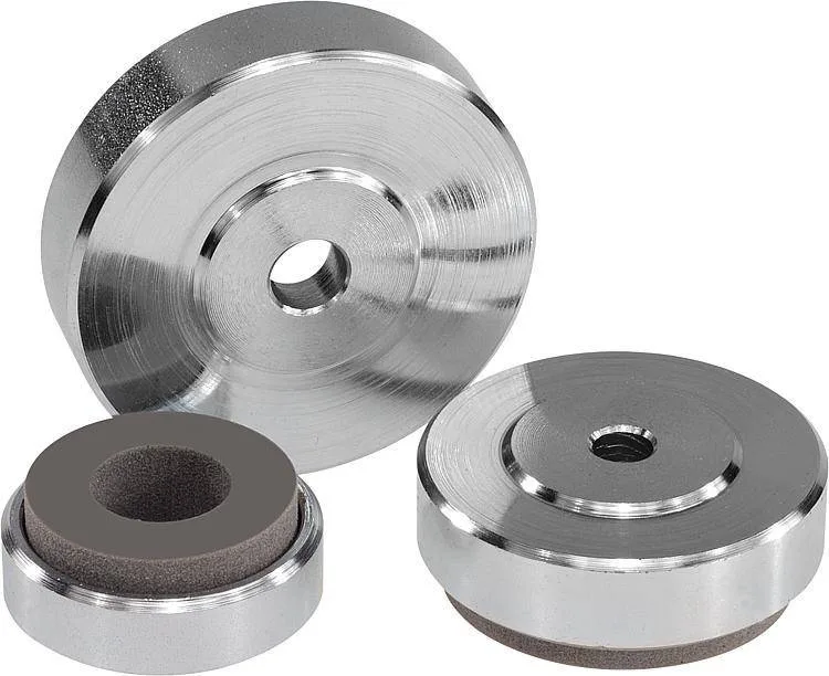 Norelem 27808 Machine feet with vibration absorption