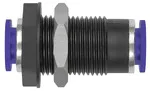 Riegler 135757 Прямой вставной соединитель стоечного типа, серия Blue, M12x1.0 149.004-K