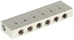Riegler 103579 Распределительная полоса, 8 встроенных шаровых кранов, вход/выход G 3/8 VT 5228