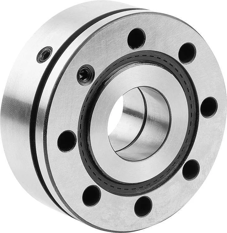 Norelem 23806-01_C Axial angular contact ball bearing steel, double row with