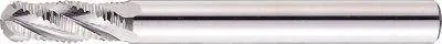 Misumi High-Speed Steel Roughing Ball End Mill, 4-Flute / Regular / Non-Coated Model