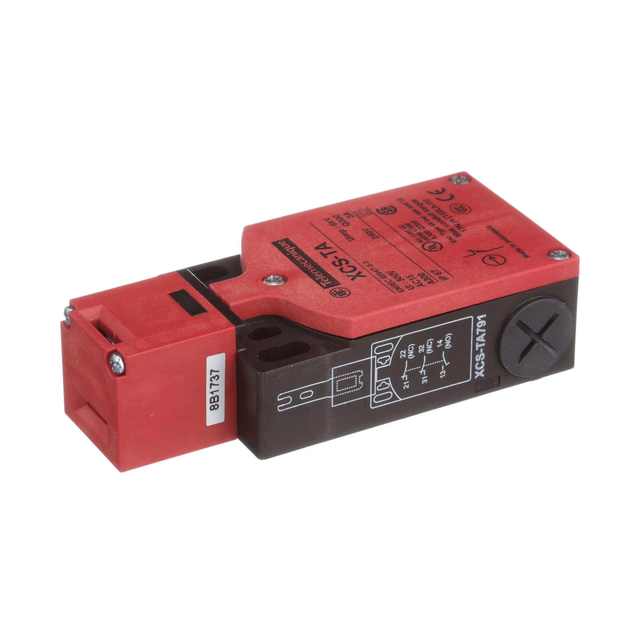 Переключатель с блокировкой Telemecanique Sensors XCSTA791