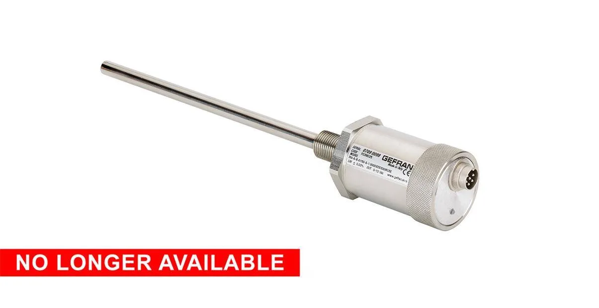 GEFRAN 10218 IK4-S Stainless Rod Threat Flange SSI - Synchronous Seriaal Digital Output