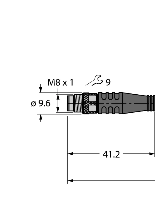 Кабель привода/датчика, ПУРСоединительный кабель - PSG4M-10/TXO - 6630028 Turck