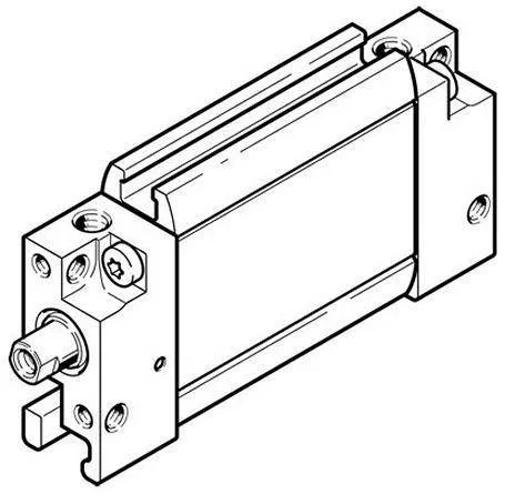 Плоский цилиндр DZF-12-200-P-A Festo