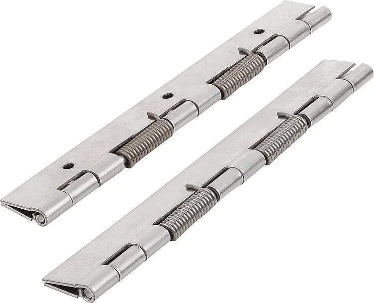 Norelem 27903_B Spring hinges steel or stainless steel, 180 mm, spring closed