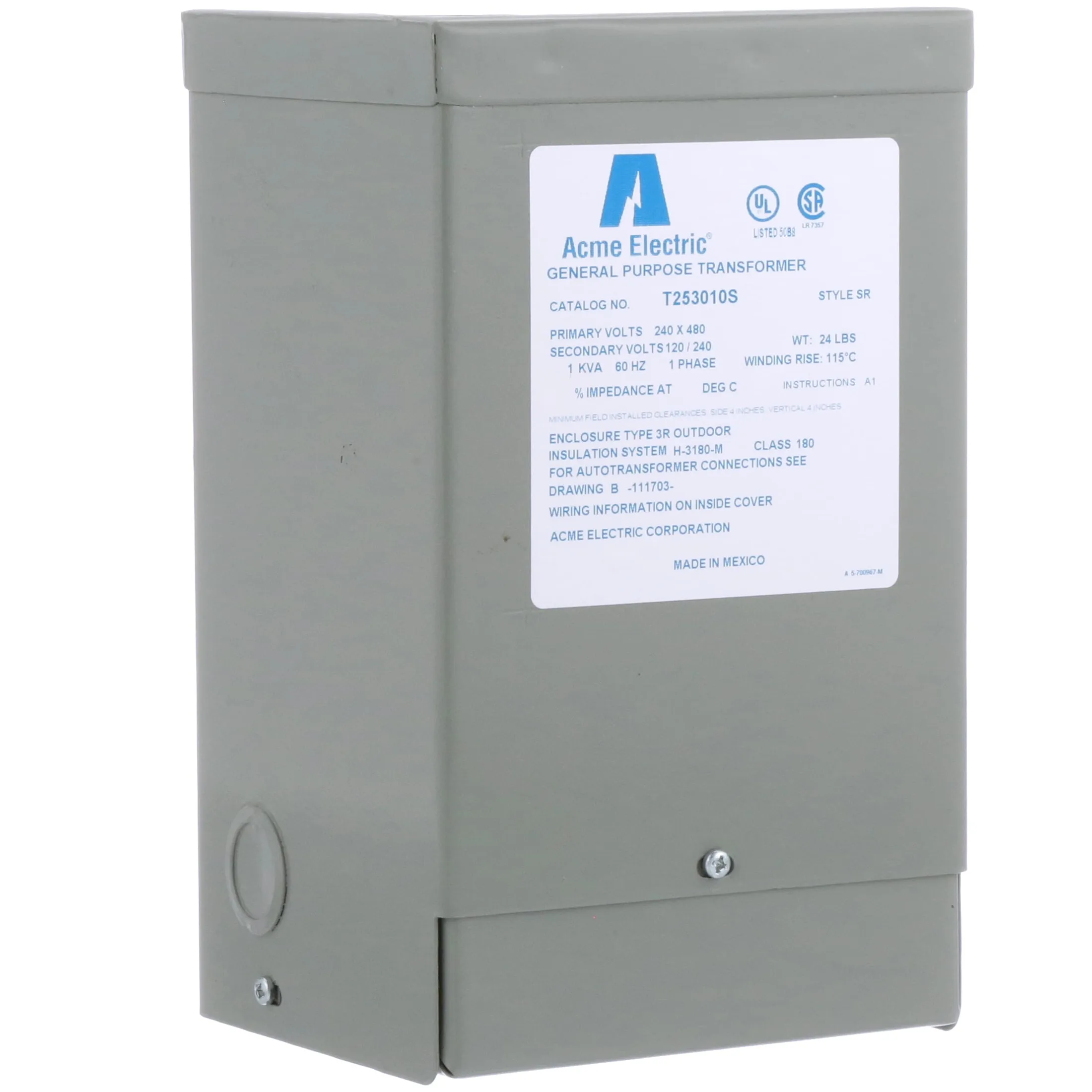 Acme Electric Трансформатор T253010S