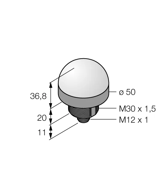Многофункциональный светодиодный индикатормаяк - K50LGRXPQ - 3076352 Turck