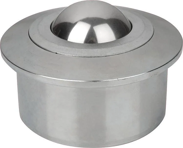 Norelem 95156 Ball transfer units with solid steel housing
