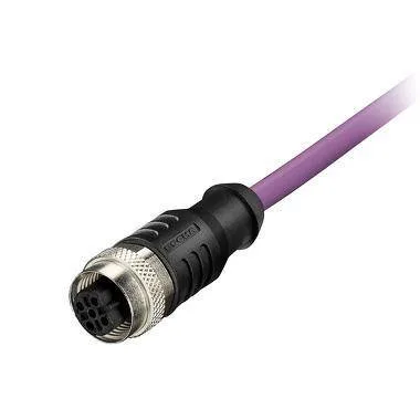 Kübler M12 Connector plug with cable