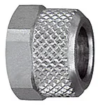 Riegler 110641 Соединительная гайка, M7x0.75, для шланга 5/3, AF 8, никелированная латунь 16.007-5