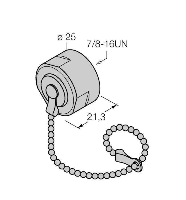 Аксессуары для полевых шинКрышка 7/8'' - RKMV-CCC - 6604488 Turck