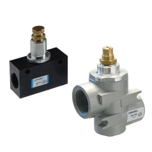 Univer Pneumatic power clamps with hand lever conforming to the N.A.A.M.S. Standard, O 50 mm Series UNM50