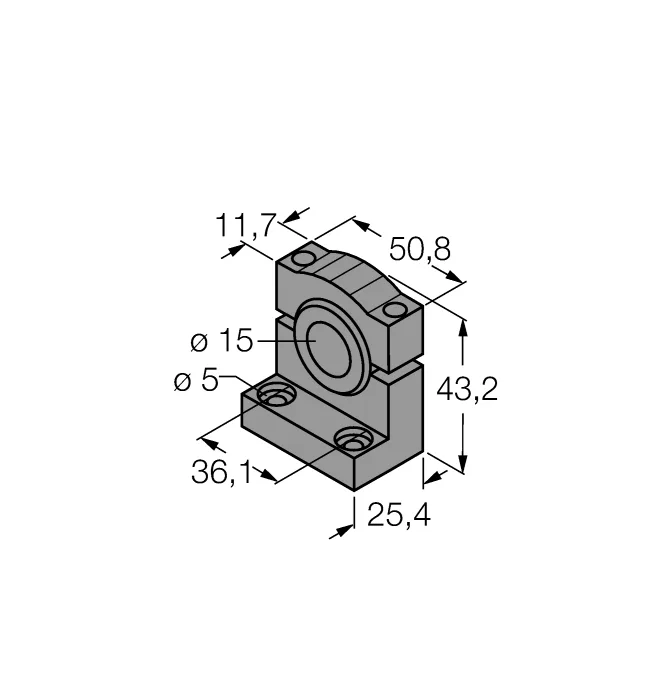 Комплектующие для монтажаМонтажный кронштейн - SMB1815SF - 3053279 Turck