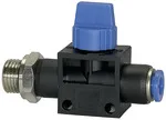 Riegler 110078 Блокирующий клапан серия Blue, штекерный разъем, G 1/4 вн., шланг O 8 193.014-8