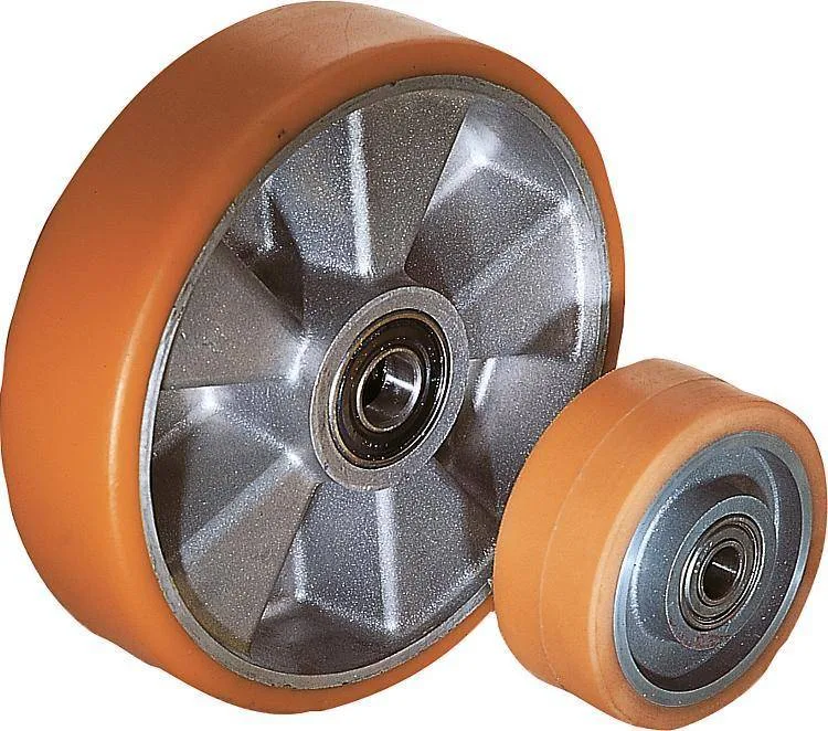 Norelem 95058 Wheels aluminium rims with injection-moulded tread