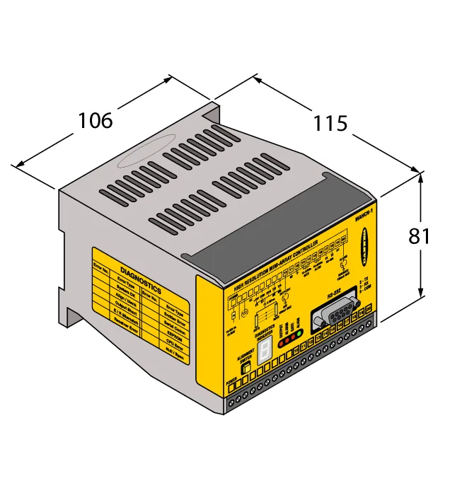 Измерительная световая завесаКонтроллер - MAHCVP-1 - 3061331 Turck