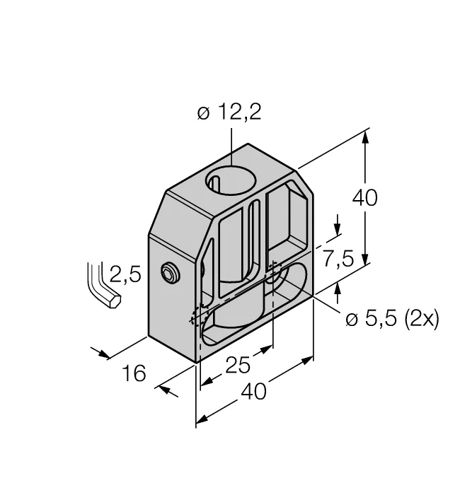 Комплектующие для монтажа - BS 12 - 69470 Turck