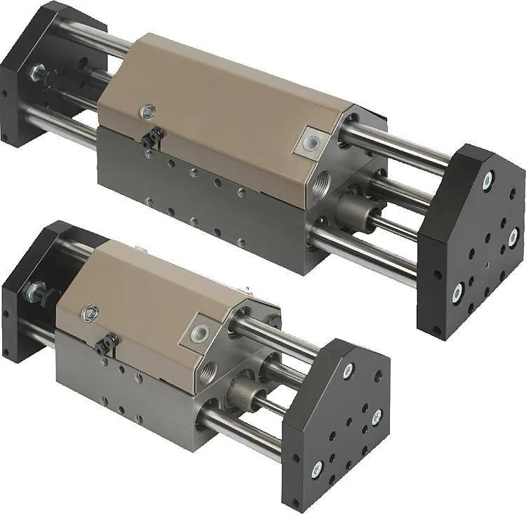Norelem 20000 Linear modules pneumatic with three round guides