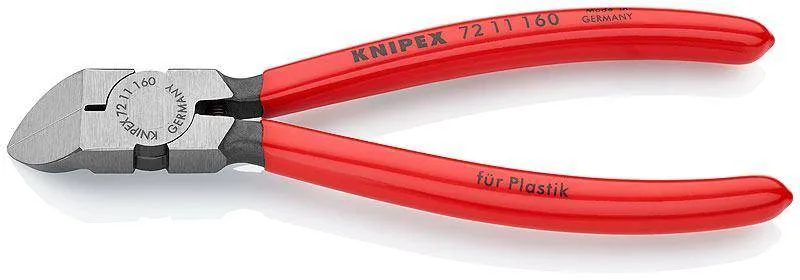 Knipex 72 11 160 Кусачки боковые для пластмассы