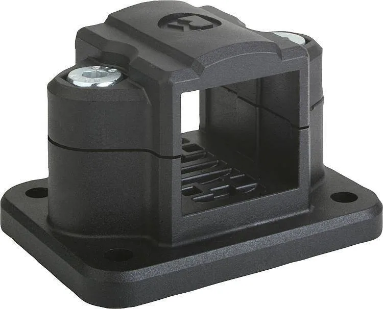 Norelem 29016 Tube clamps flange, plastic