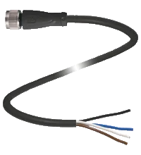 Pepperl+Fuchs. Connection cable V1-G-BK10M-PUR-U-V1-G