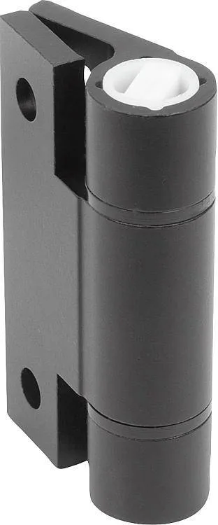 Norelem 27907_B Spring hinges aluminium profile tension spring hinges, 0.7 Nm