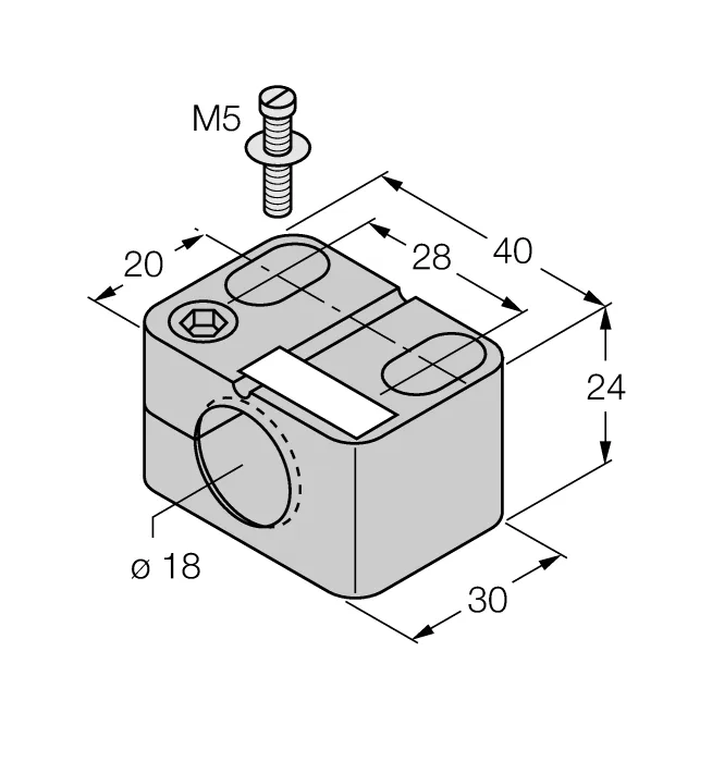 Комплектующие для монтажа - BST-18B - 6947214 Turck