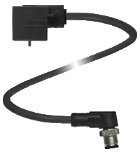 Pepperl+Fuchs. Valve Connector Cordset VMA-2+P-0,6M-PUR-V1-W