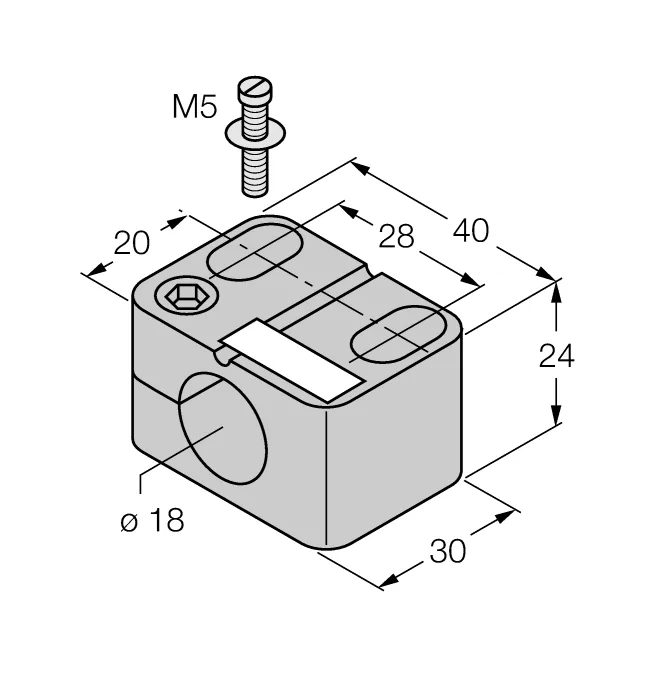 Комплектующие для монтажа - BST-18N - 6947215 Turck