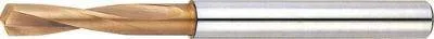Misumi TS Coated Carbide Drill for High-Hardness Steel Machining, Stub Model, Regular