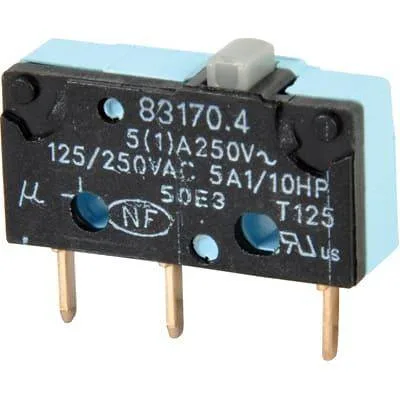 Базовый переключатель мгновенного срабатывания Crouzet 831704C3.0