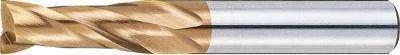 Misumi AS Coated High-Speed Steel Square End Mill, 2-Flute / Regular