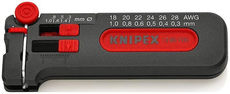 Knipex 12 80 100 SB Съемник изоляции модель Mini