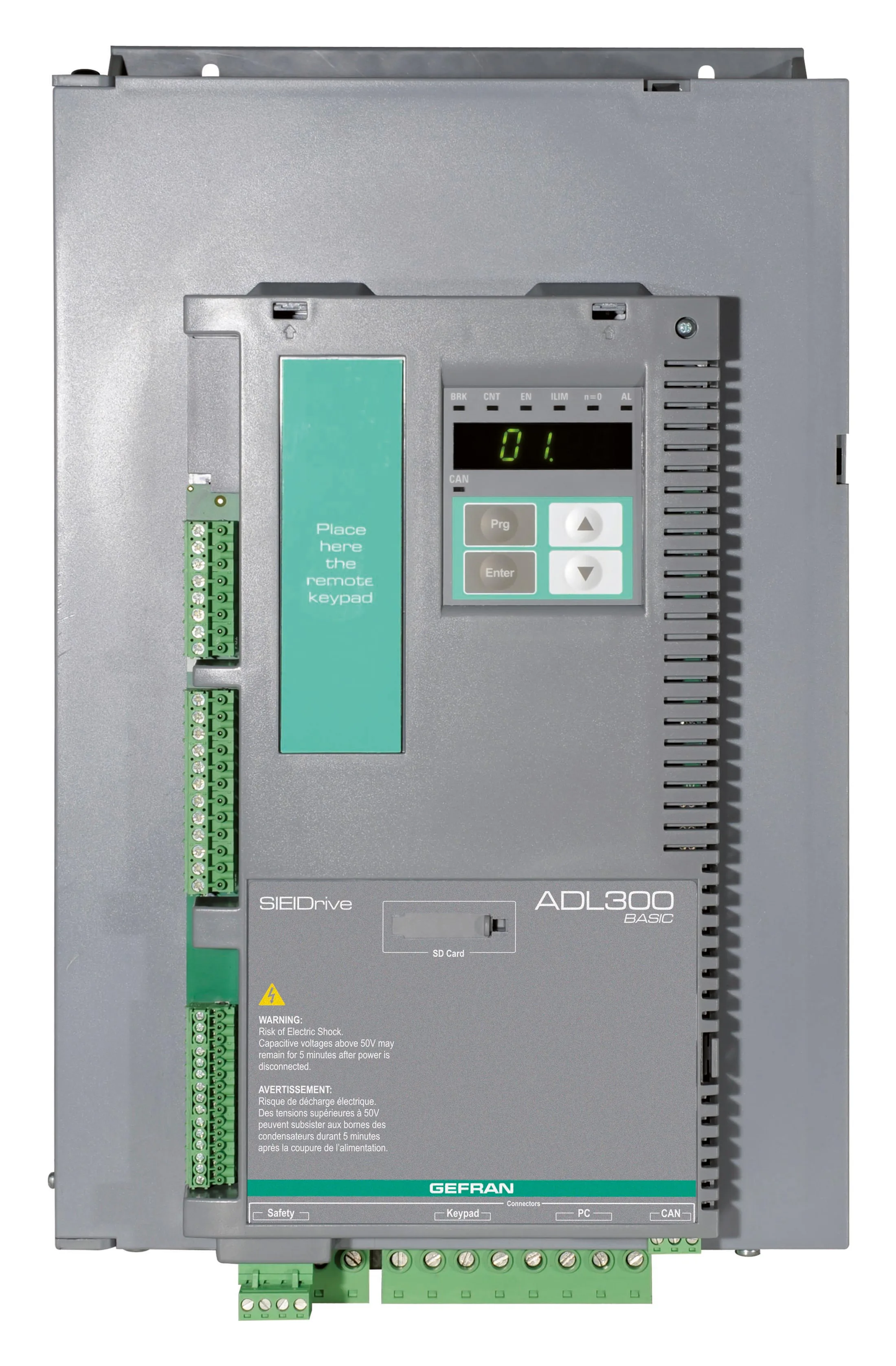 GEFRAN 10253 ADL300 Lift Field oriented vector inverter for synchronous/asynchronous motors