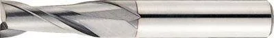 Misumi TiCN Coated Powdered High-Speed Steel Square End Mill, 2-Flute, Regular