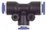 Riegler 109846 Вставной Т-образный соединитель, серия Blue, редукционный, шланг O 4/4/6 288.0406