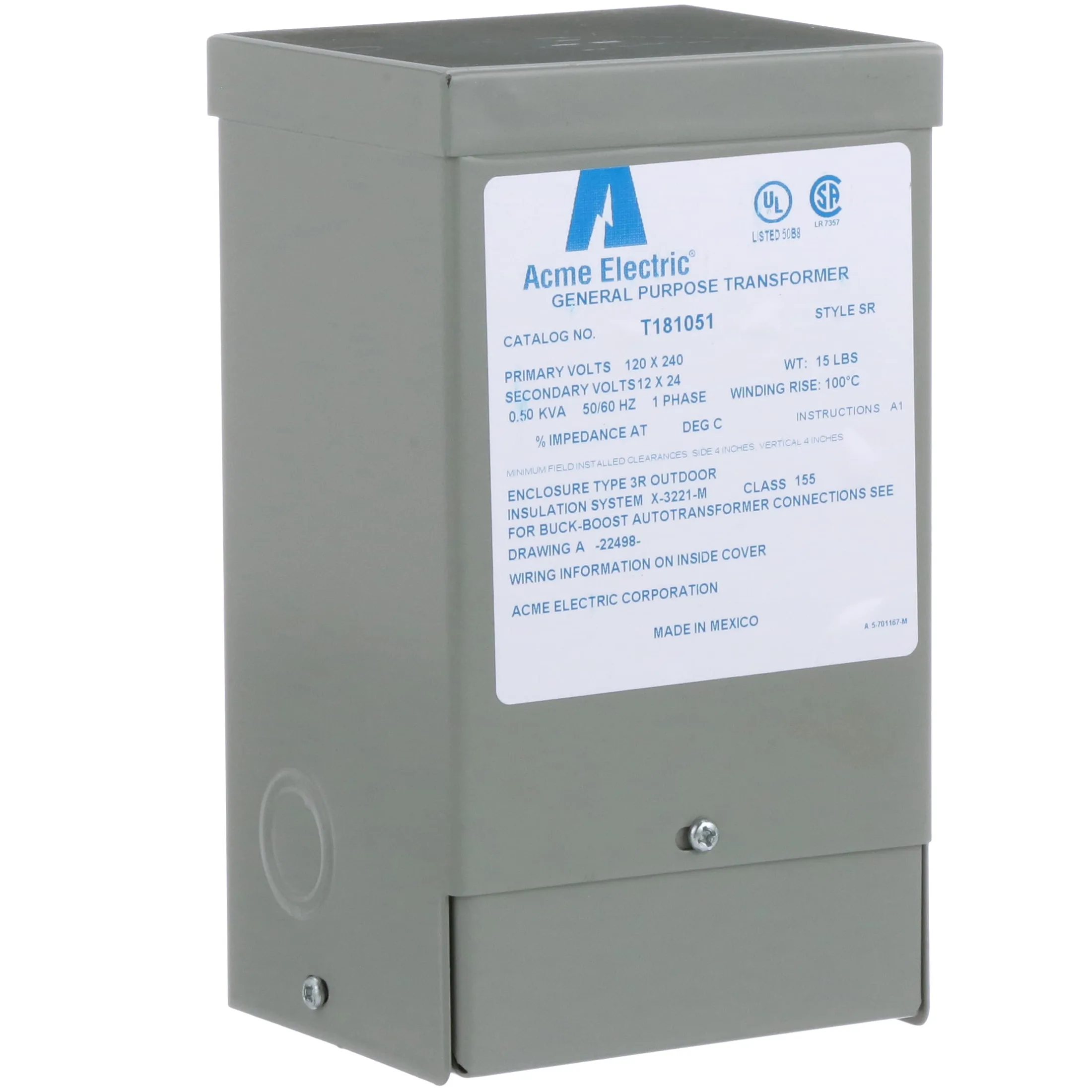 Acme Electric Трансформатор T181051
